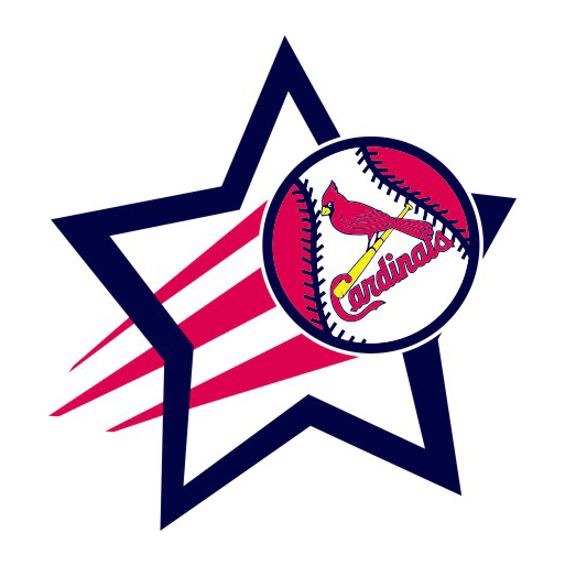 St. Louis Cardinals Baseball Goal Star logo iron on paper